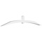 Ekena Millwork Archdale Architectural Grade PVC Gable Bracket, 108"W x 18"H x 4"D x 4"F, 4/12 Pitch GBP108X18X0404ARC00 - alternate 1